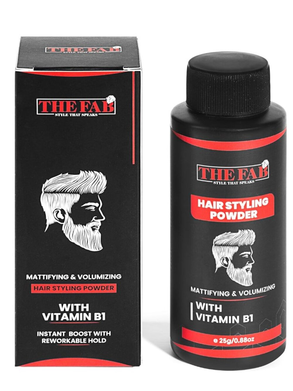The Fab Hair Styling Powder – Premium Volumizing & Texturizing Powder for Men &